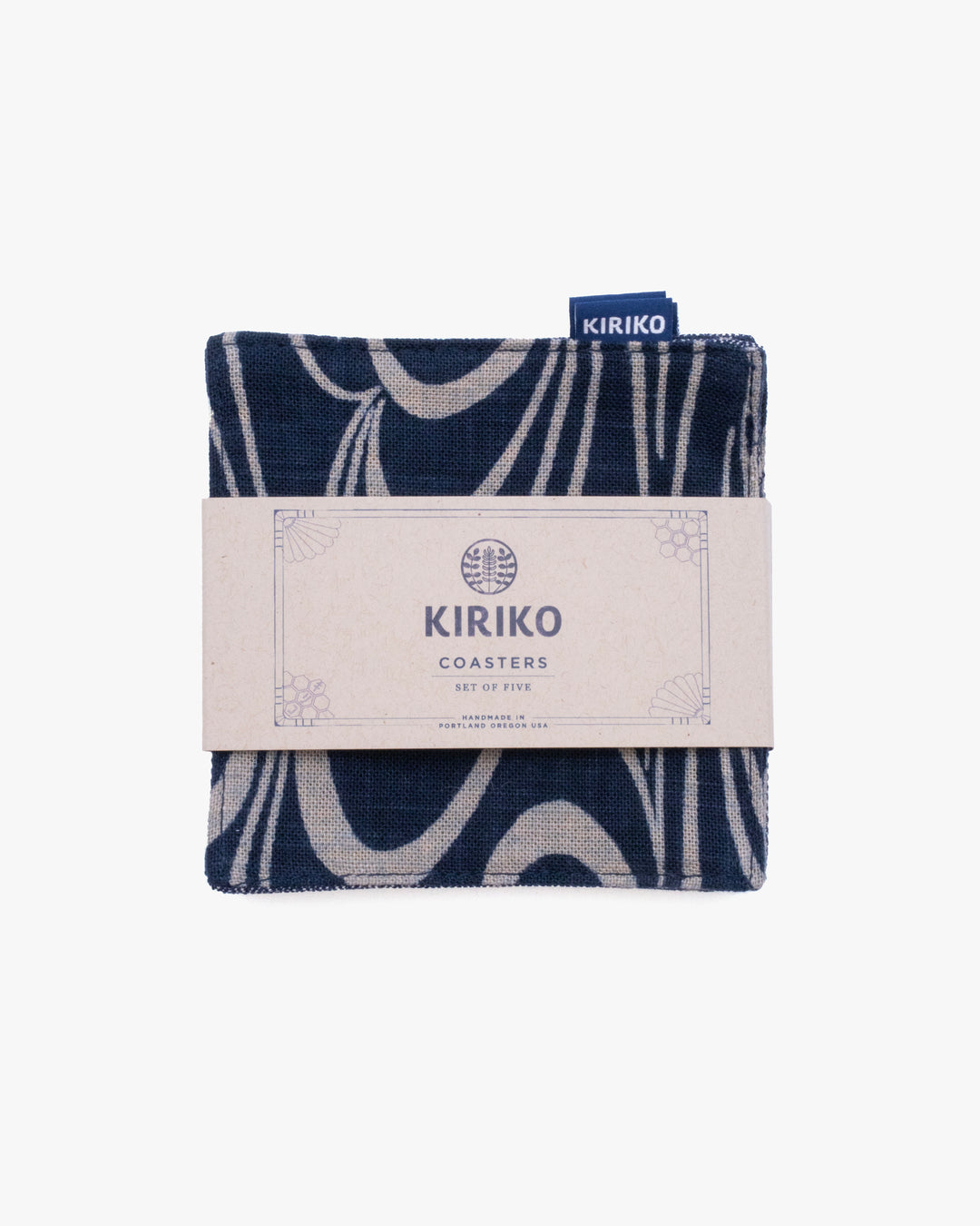 Kiriko Original Coaster, Indigo Kanzemizumon