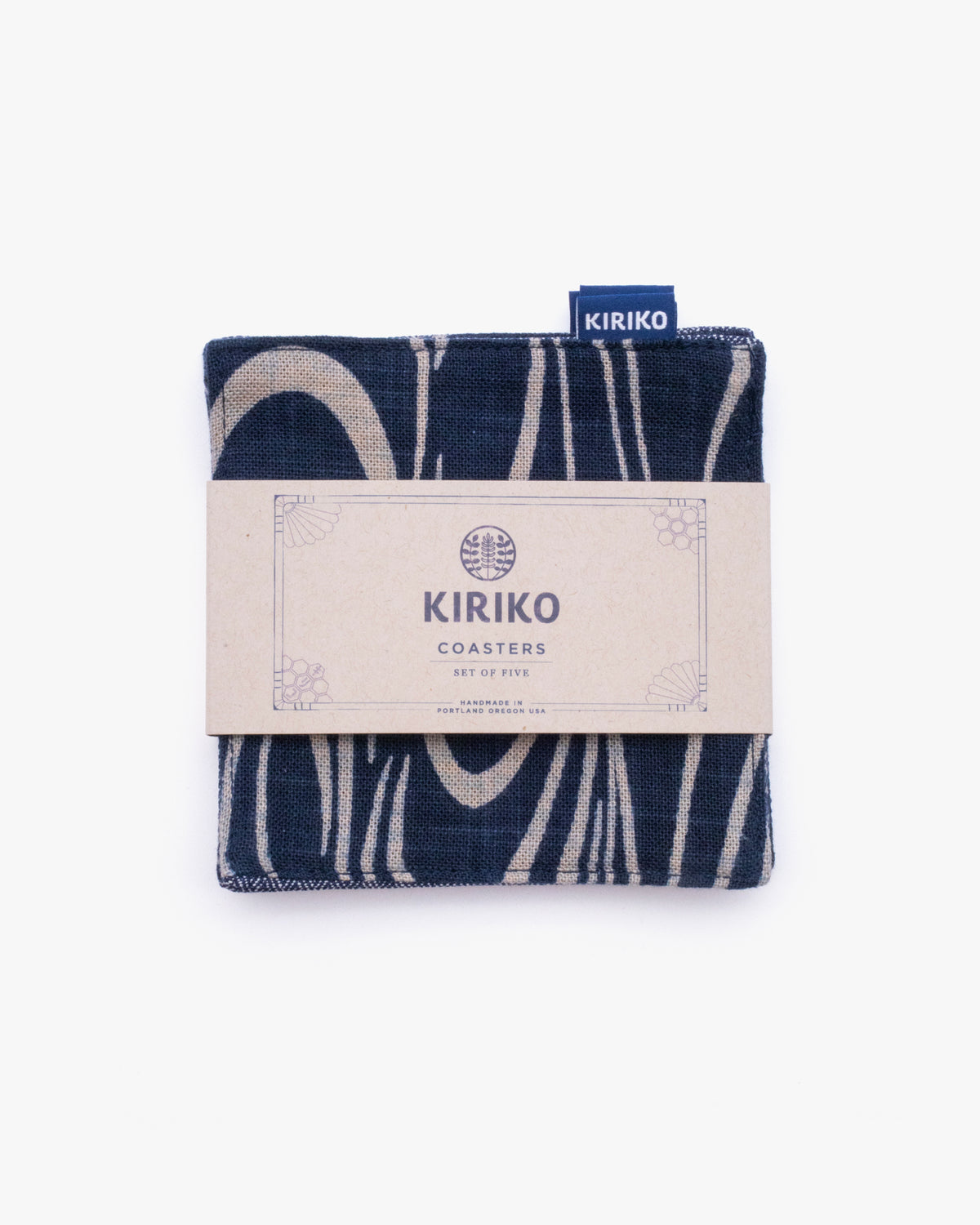Kiriko Original Coaster, Assorted Pattern, Set of 5
