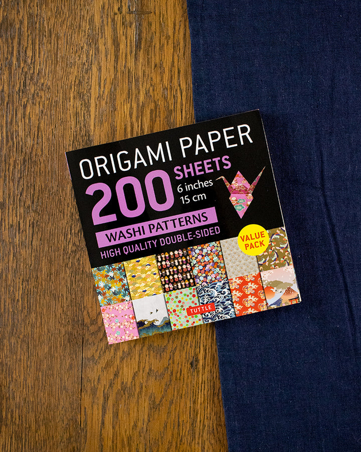 Japanese Origami Paper, Washi Patterns, 200 Sheets