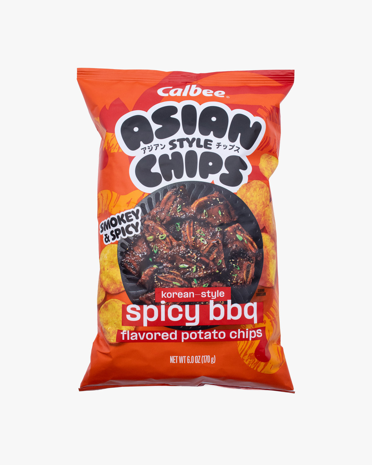 Calbee, Asian Style Chips, Spicy BBQ
