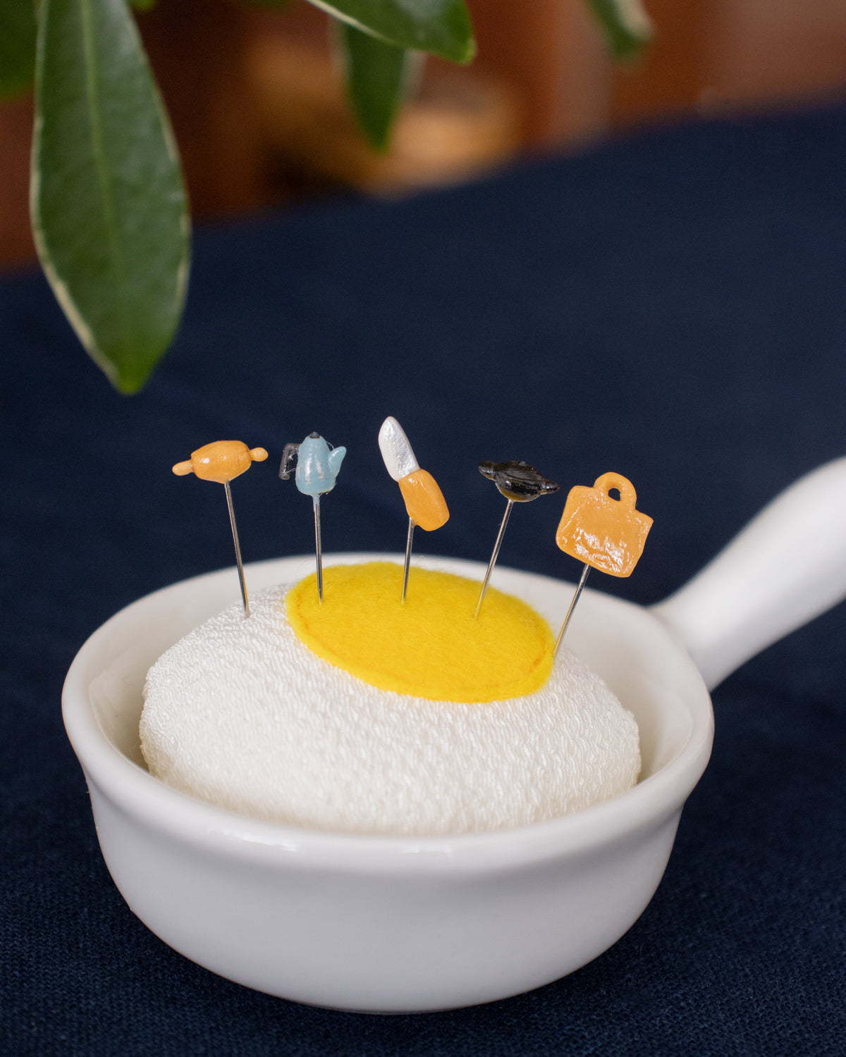 Hiro, Pin with Cushion, Sunny Side Up