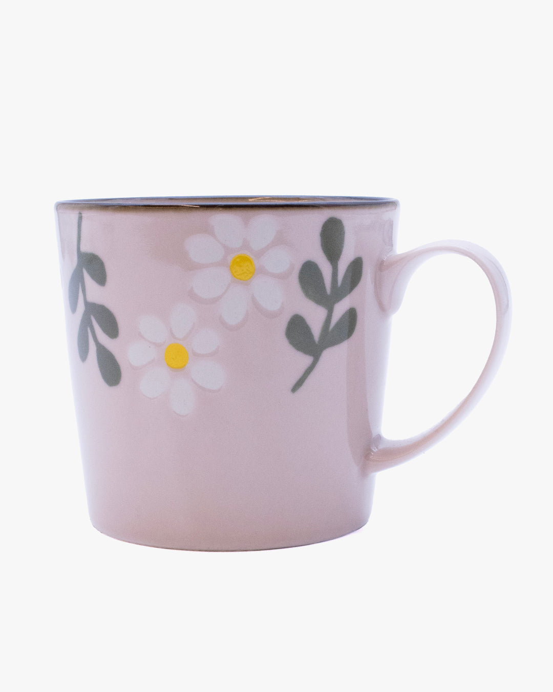 Mug, Bisque, Hanamoe Series, Flowers