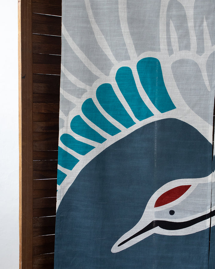 Noren, Wa-Modern, Tsurukame Blue