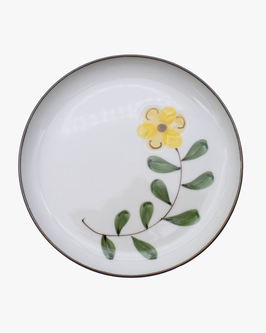 Plate, Bisque, Coquelicot Series, Poppy Flower