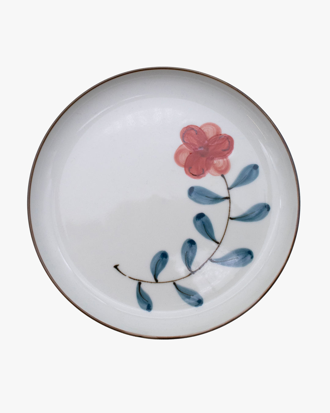 Plate, Bisque, Coquelicot Series, Poppy Flower