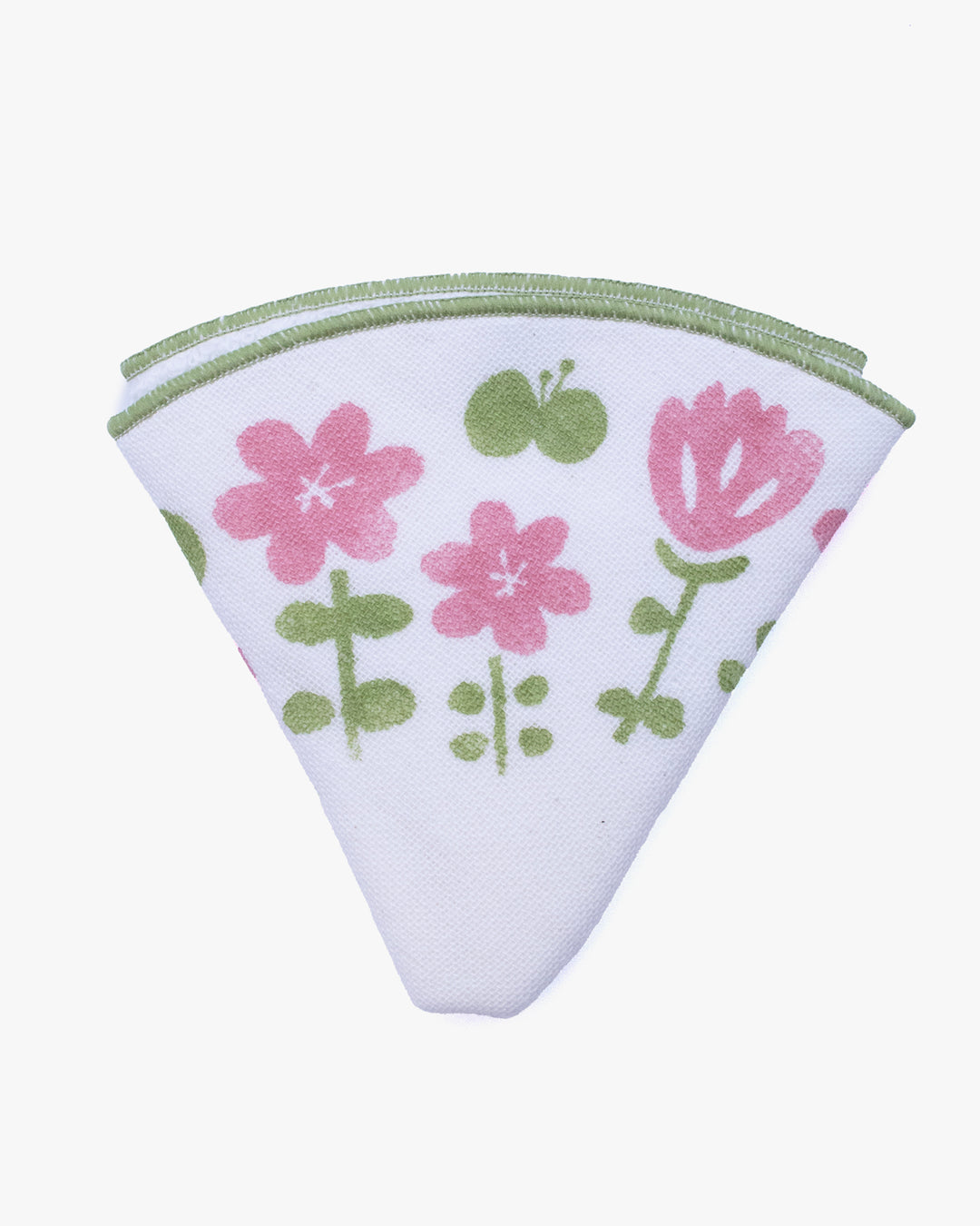 Gauze Handkerchief, Bisque, Flower Bouquet