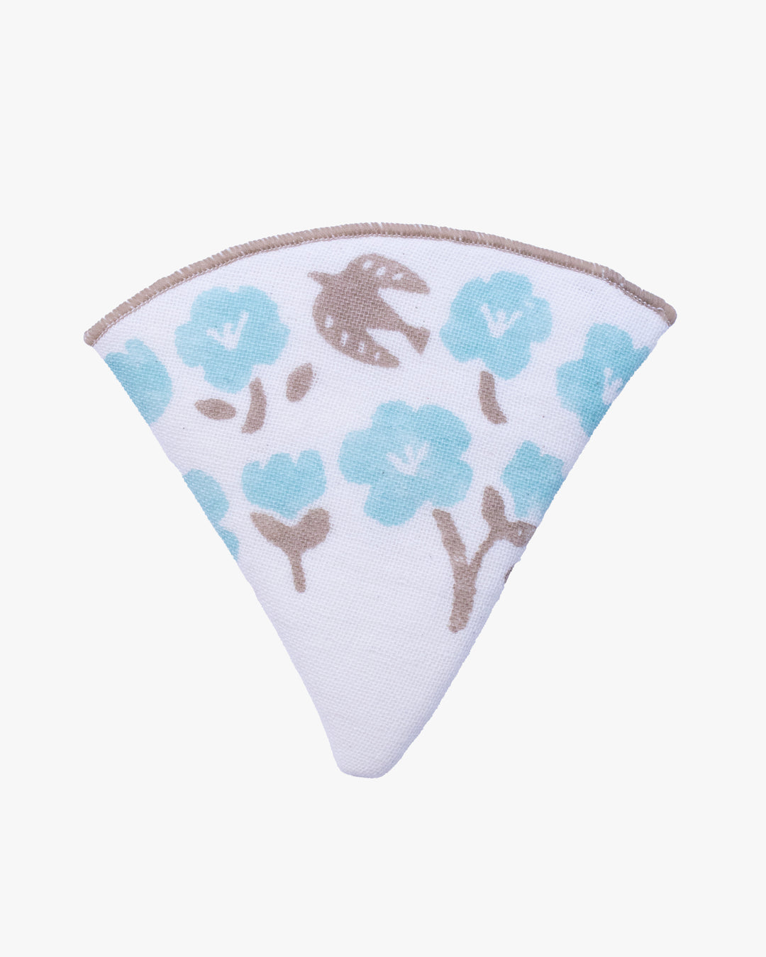 Gauze Handkerchief, Bisque, Flower Bouquet