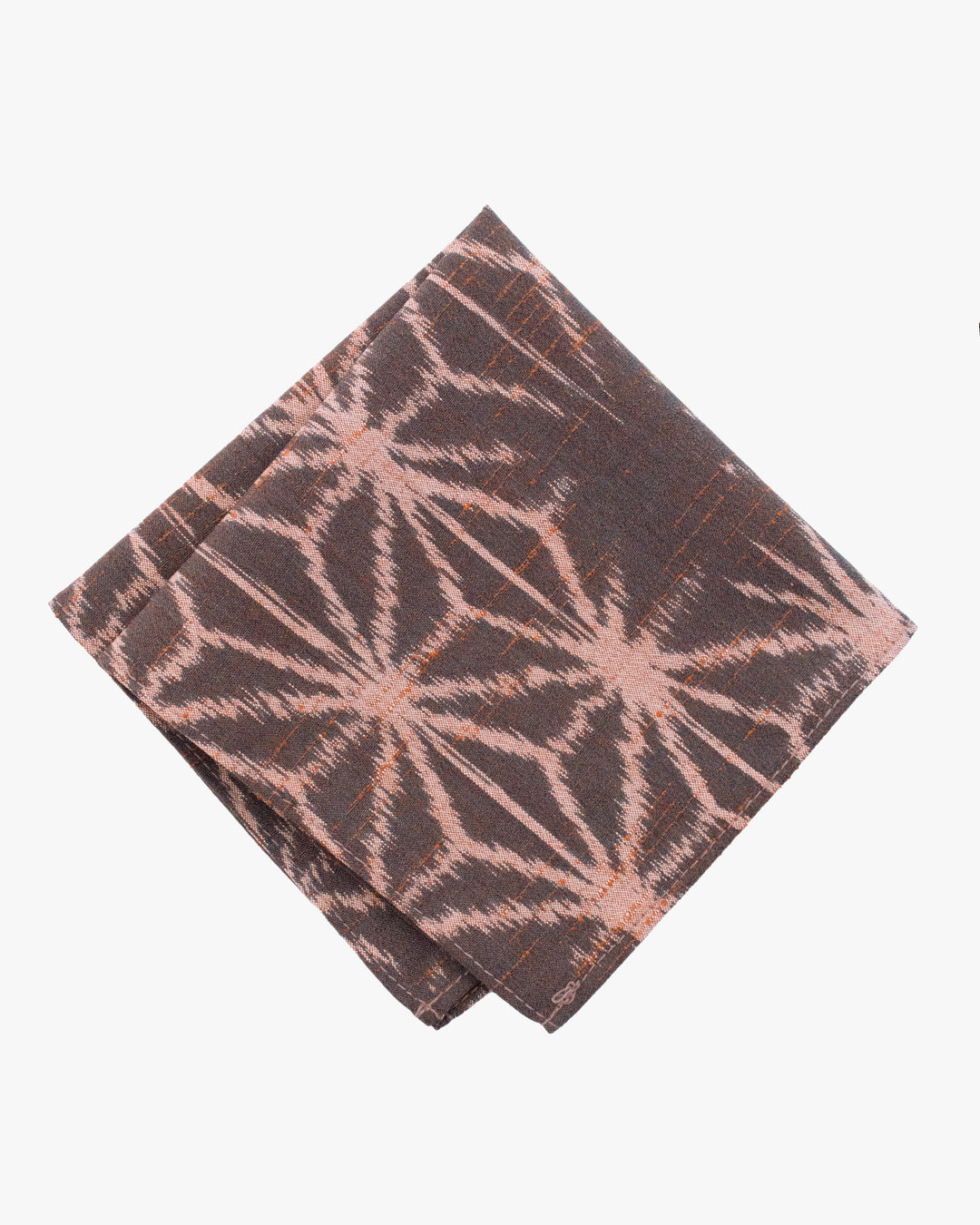Kiriko Original Pocket Square, Mauve Abstract Asanoha