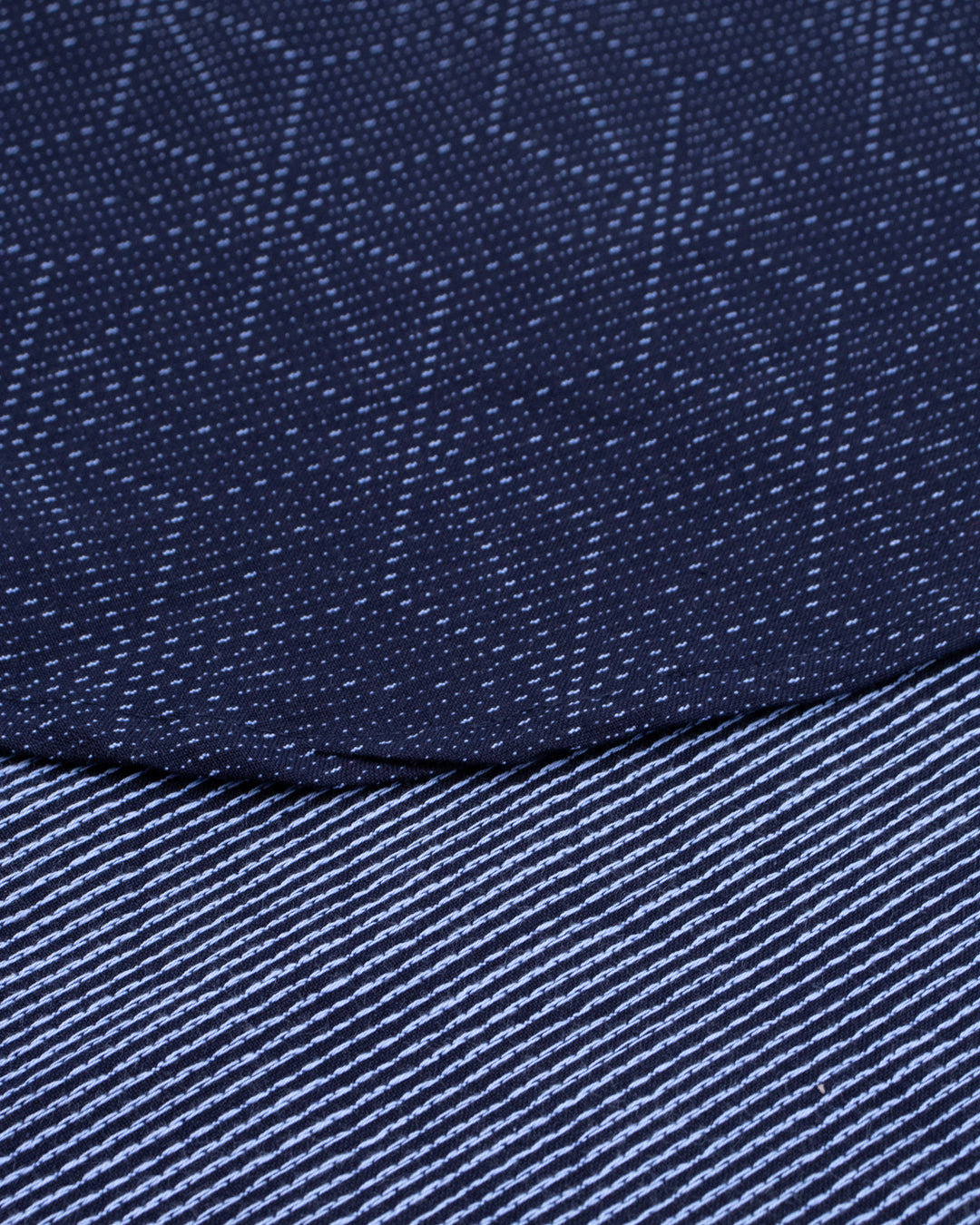 ToK Japanese Apron, Indigo Pockets, Indigo with Asanoha