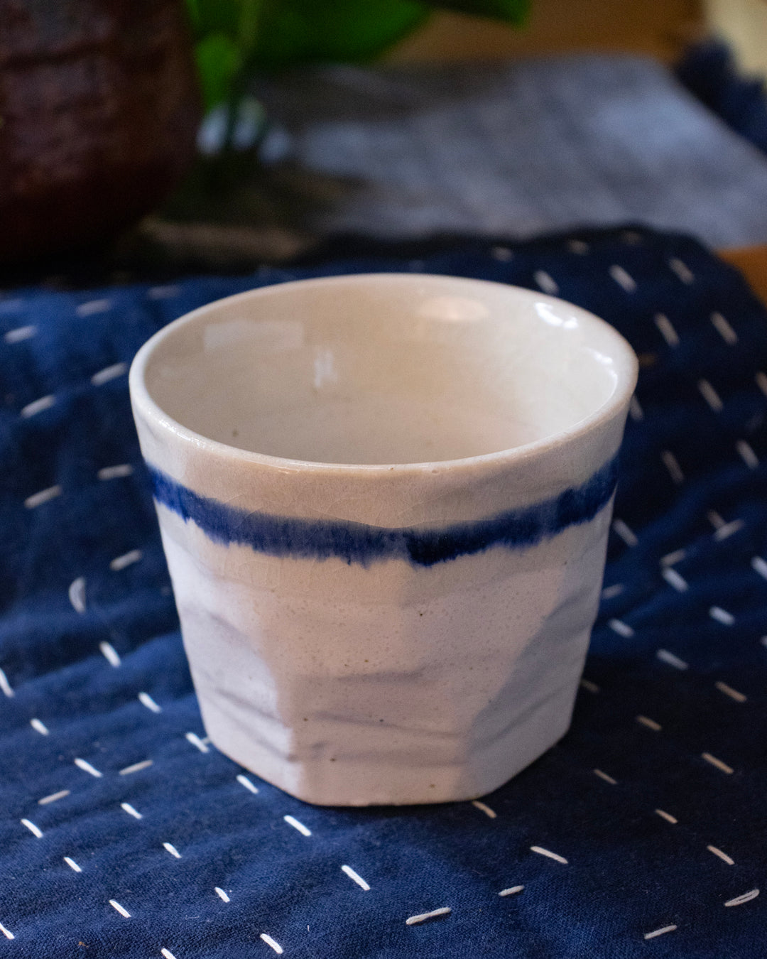 Yunomi Cup, Bisque, Sobachoko, Aone Series