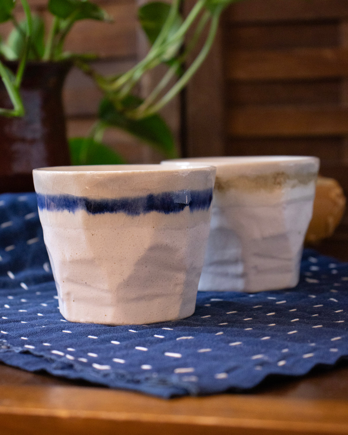 Yunomi Cup, Bisque, Sobachoko, Aone Series