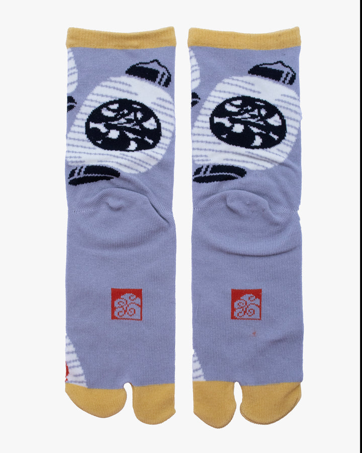 Wa Modern, Tabi Socks, Crew, Gray Lanterns