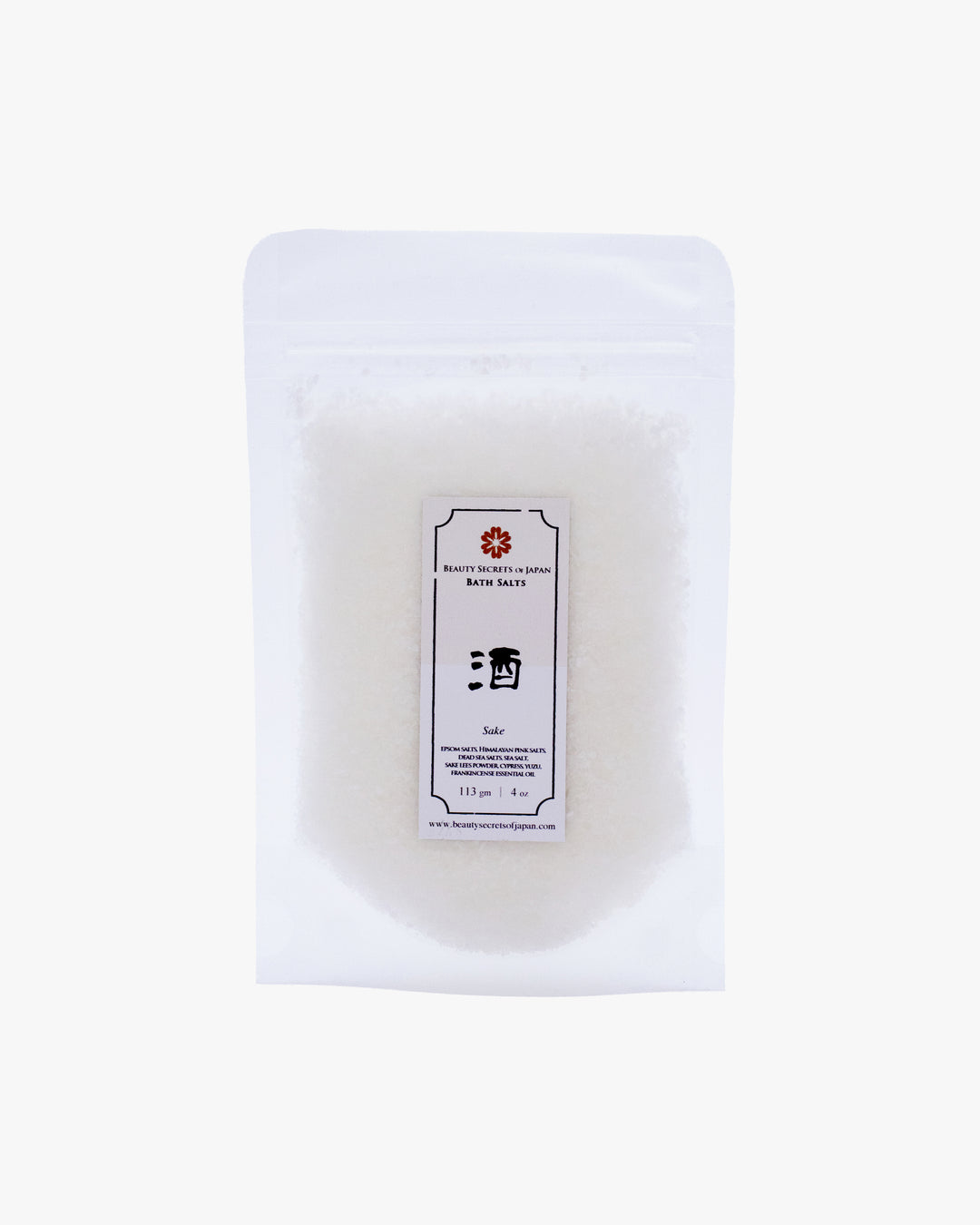 Beauty Secrets of Japan, Bath Salt, Sake