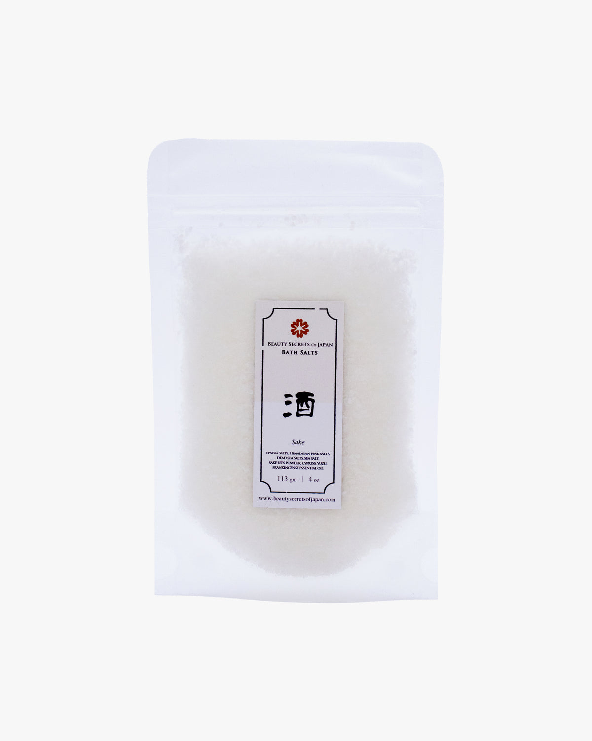 Beauty Secrets of Japan, Bath Salt, Sake