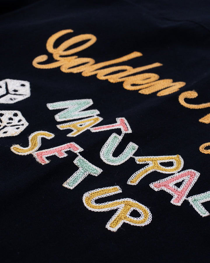 Japanese Repro Short-Sleeve Shirt, L, Sugar Cane, Golden Nugget Natural Setup