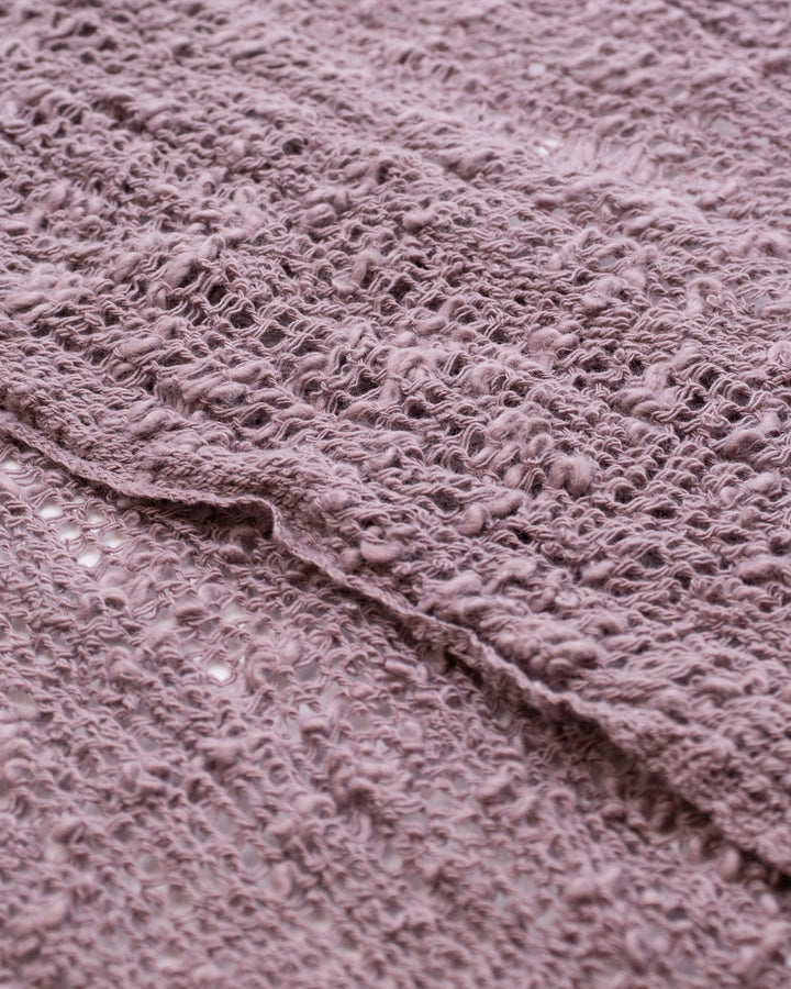 Kobo Oriza Muffler, Slim and Light Mojiri Weave, Purple