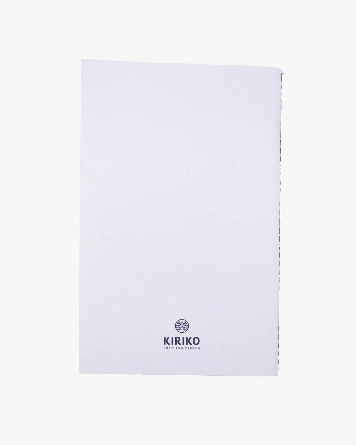 Kiriko Original Lined Notebook, Navy and White Basket-Weave