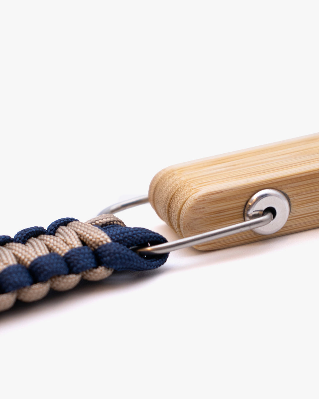 Wa-Modern, Hand Fan with Carabiner, Gold and Blue
