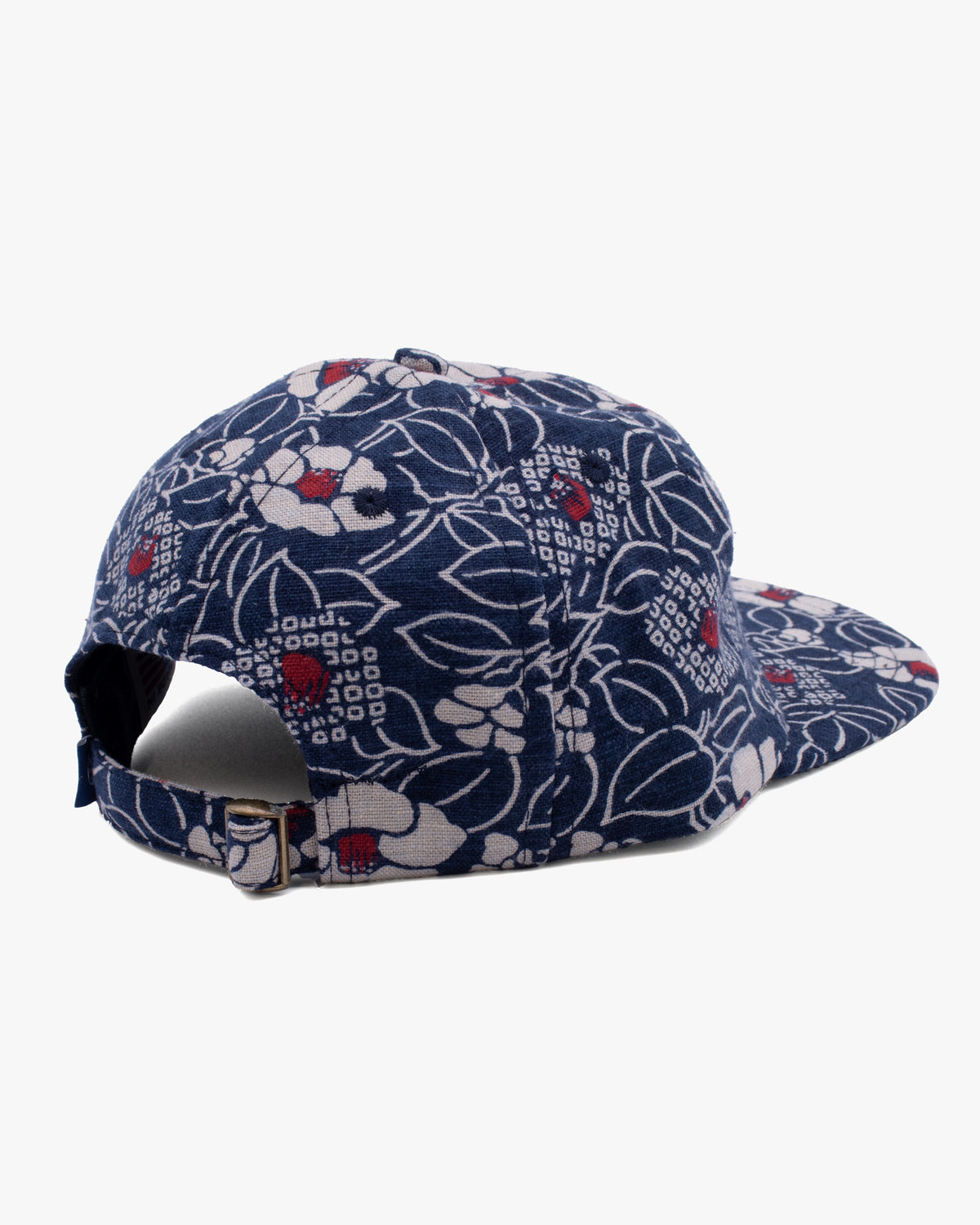 Kiriko Original Cap, 6-Panel, Indigo Tsubaki with Sashiko Underbill