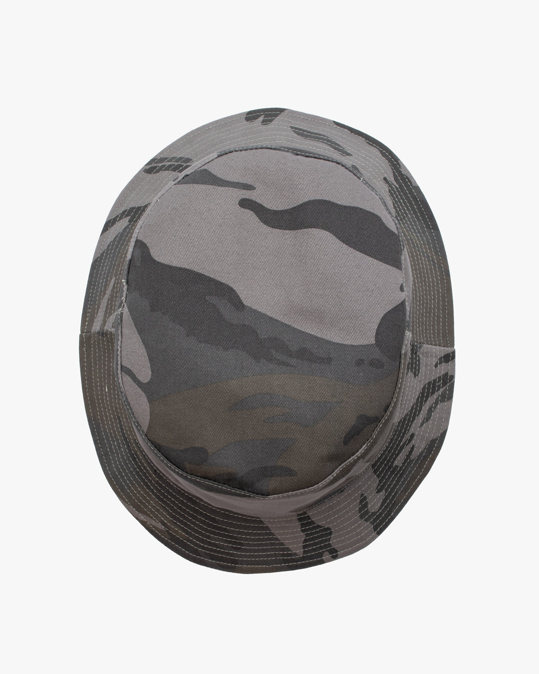 Kiriko Original Bucket Hat, Reversible Azuki and Gold Multi Patchwork with Khaki and Faded Green Camo