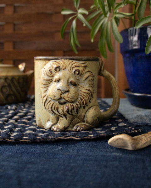 Mug, Kashiwa Craft, Lion – Kiriko Made