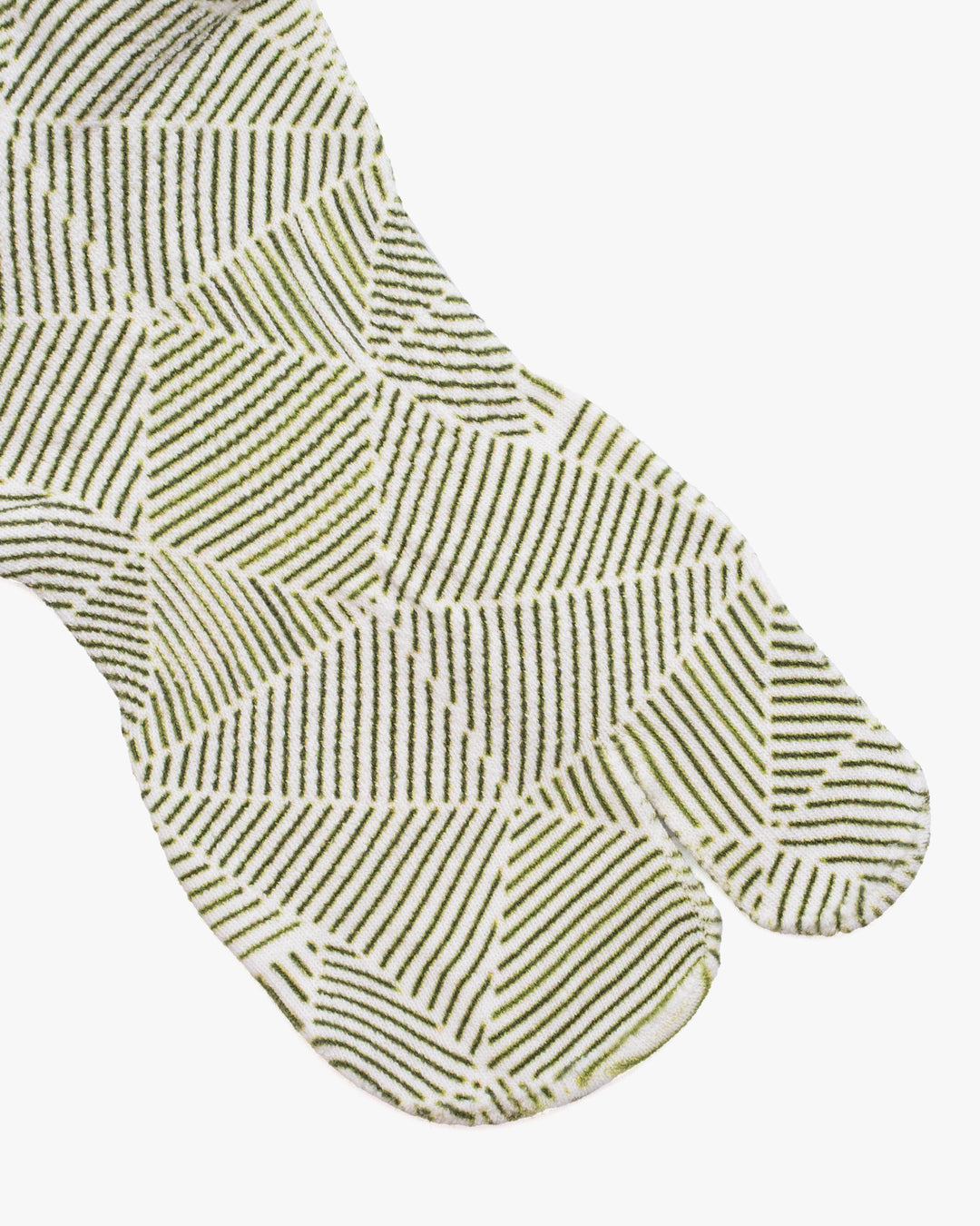 Tabi Socks, Wasi Wasi, Geometric Green