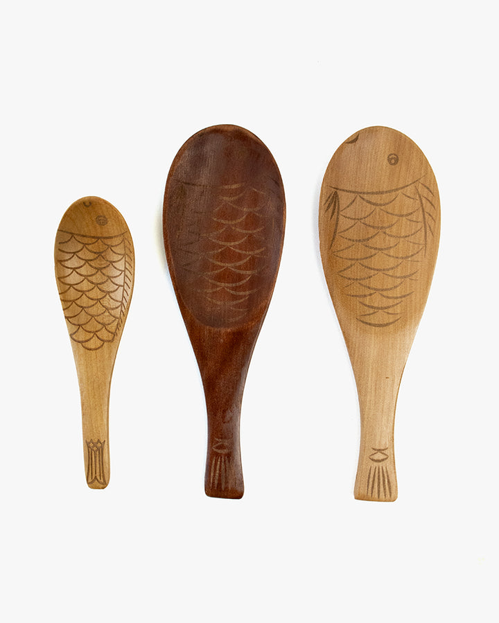 Wooden Utensils, Spoon, Large Fish