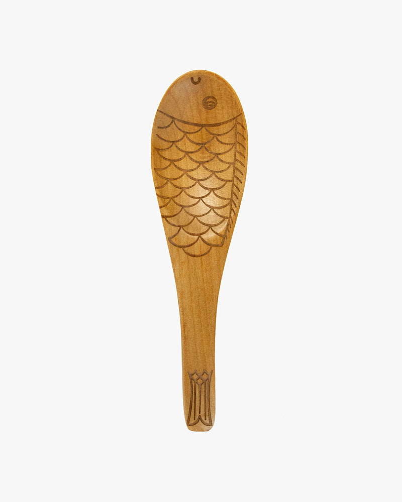 Wooden Utensils, Spoon, Small Fish