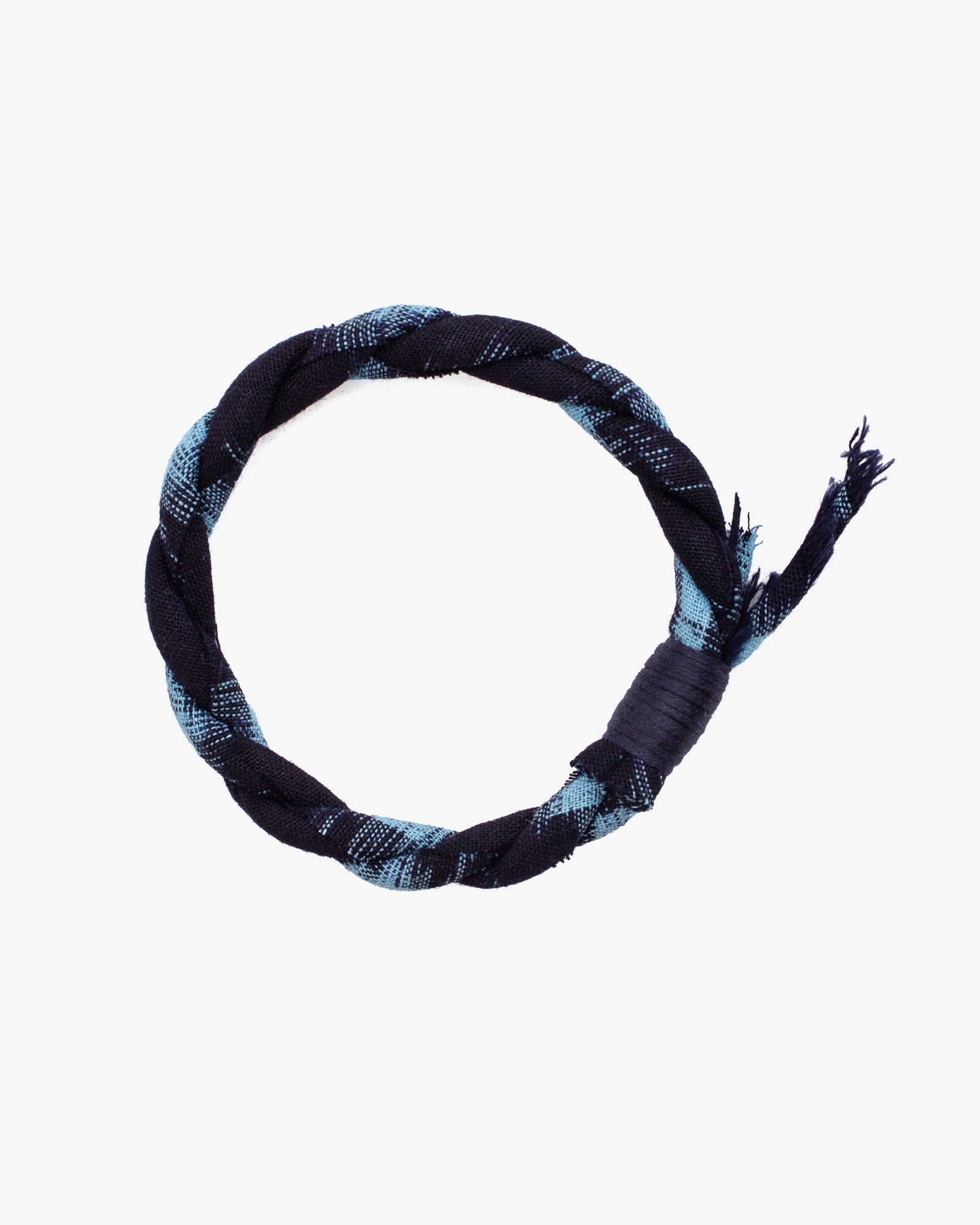 Boet x Kiriko Bracelet, Indigo with Light Blue Kasuri