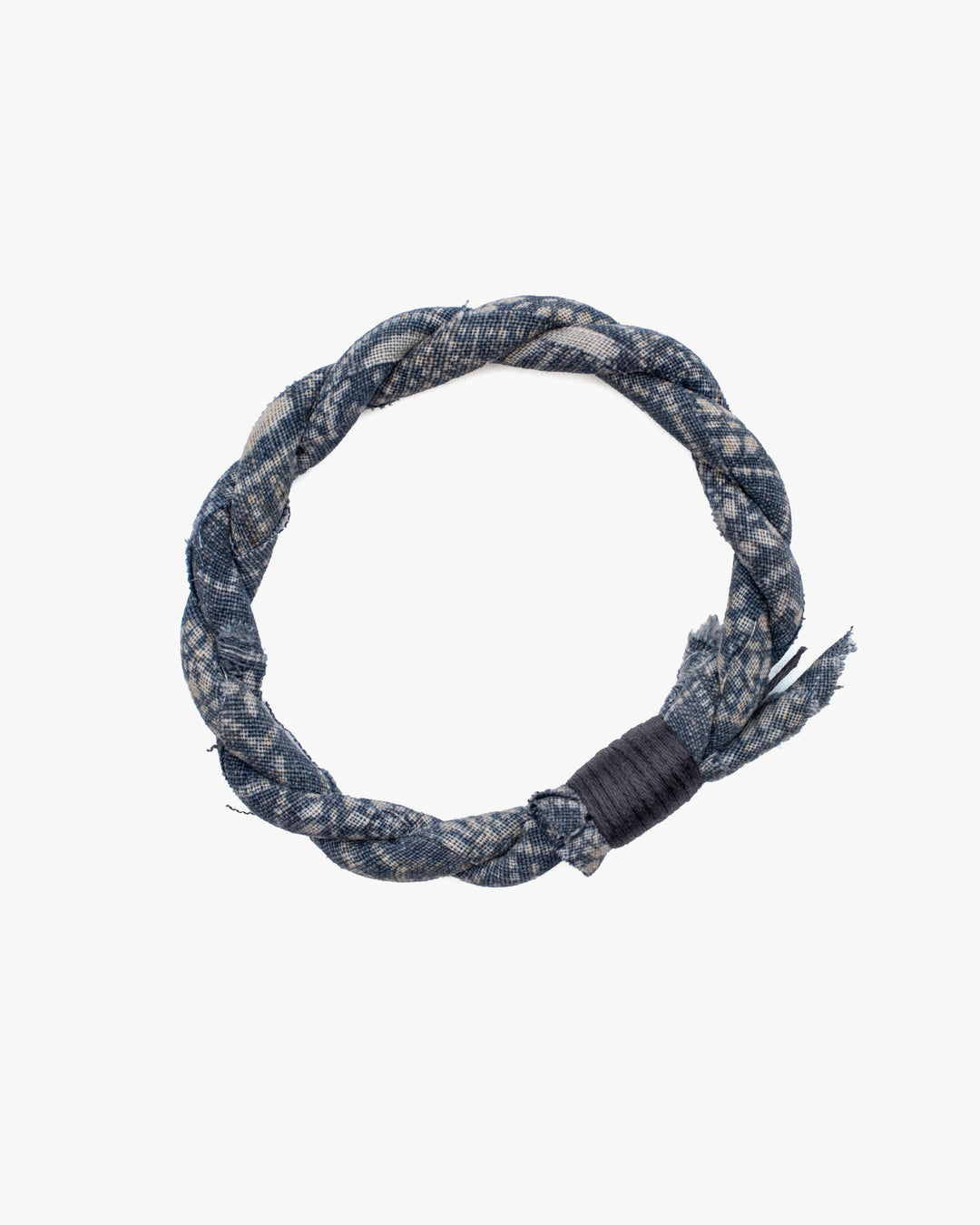 Boet x Kiriko Bracelet, Vintage Washed Indigo with Katazome