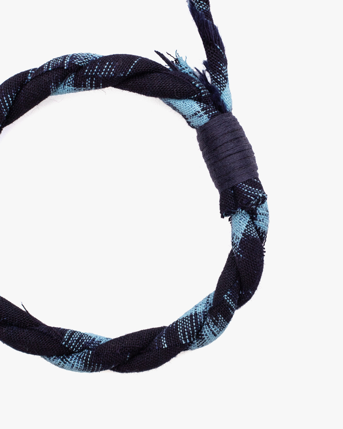 Boet x Kiriko Bracelet, Indigo with Light Blue Kasuri