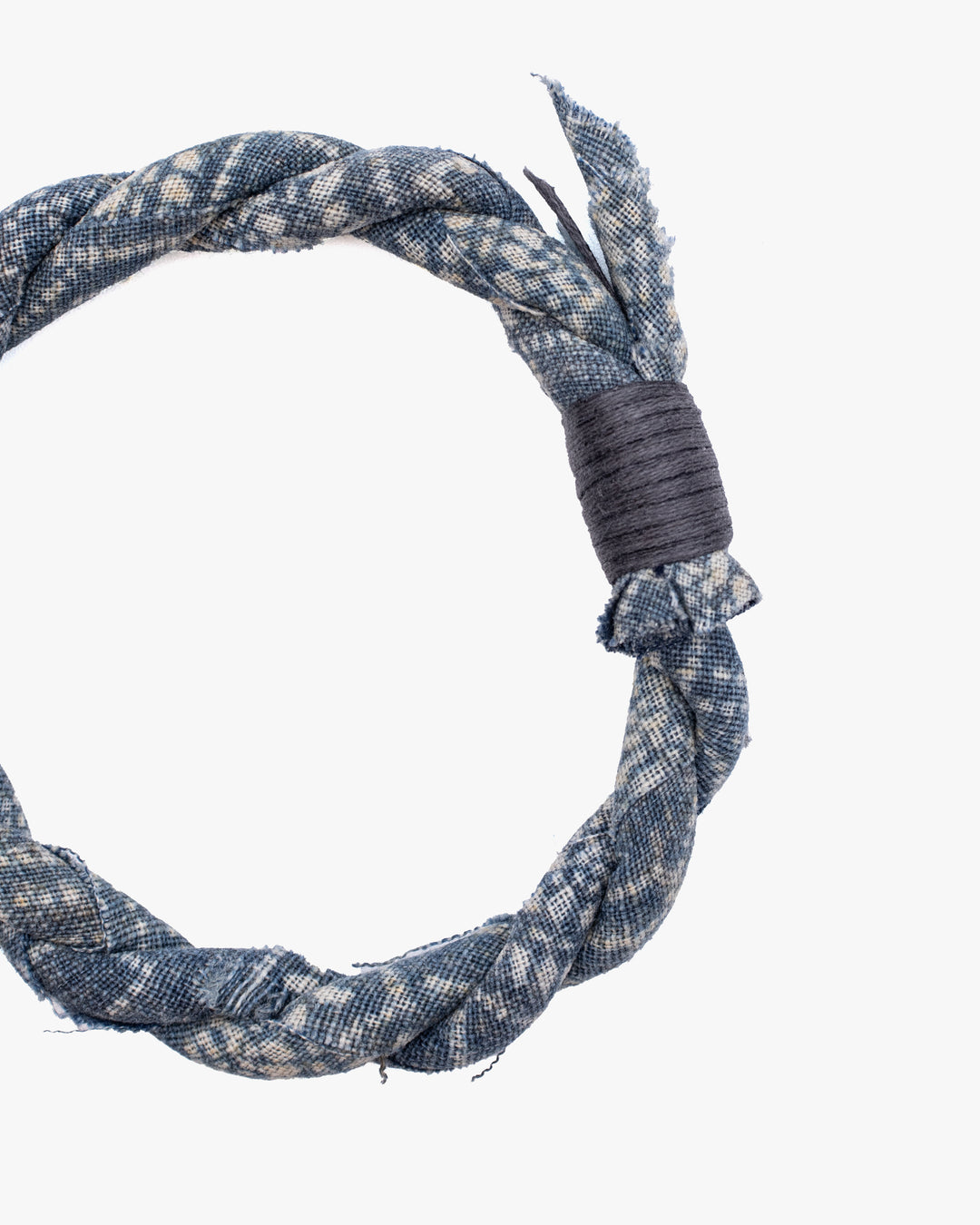 Boet x Kiriko Bracelet, Vintage Washed Indigo with Katazome
