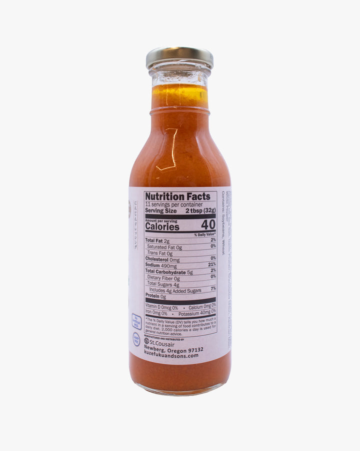 Kuze Fuku, Japanese Style Carrot Umami Dressing