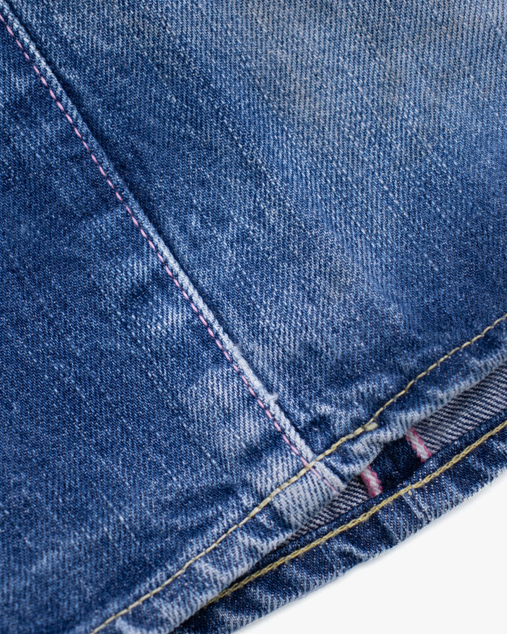 Japanese Repro Denim Jeans, 32, Japan Blue, Medium Wash Blue