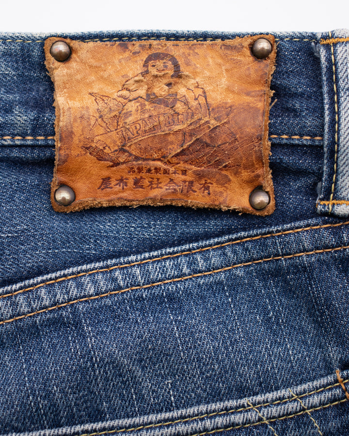 Japanese Repro Denim Jeans, 32, Japan Blue, Medium Wash Blue