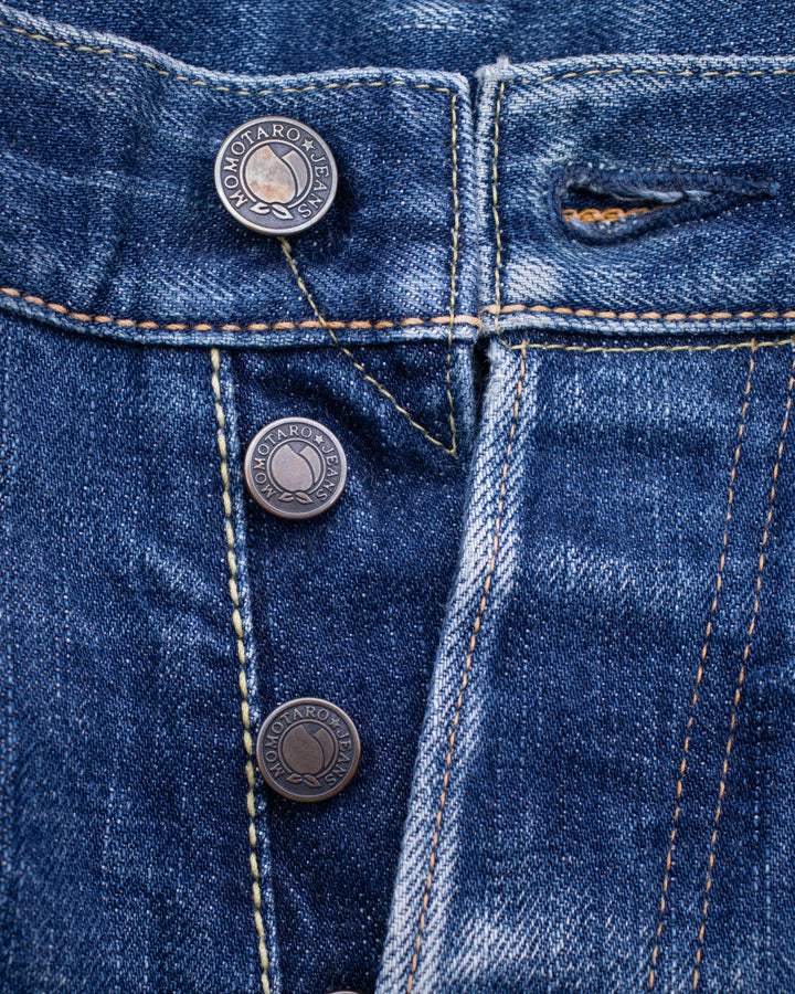 Japanese Repro Denim Jeans, 32, Japan Blue, Medium Wash Blue