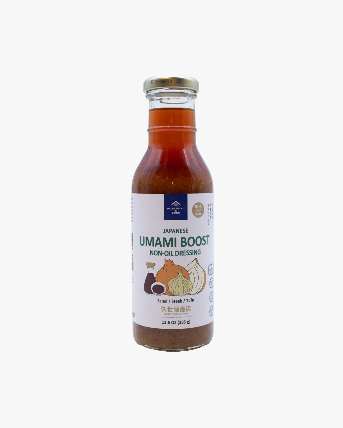 Kuze Fuku, Japanese Umami Boost Non-Oil Dressing