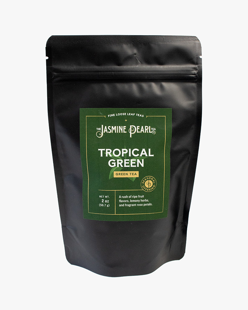 The Jasmine Pearl Tea, Loose Leaf, Tropical Green
