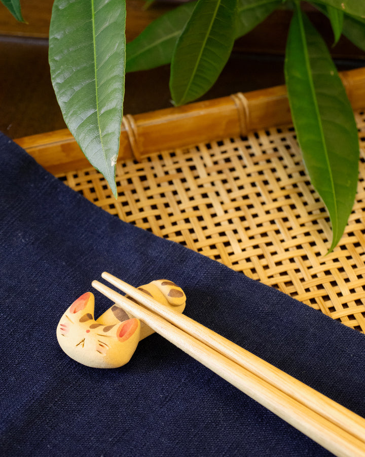 Chopstick Rest, Kawai, Handmade Style Cats