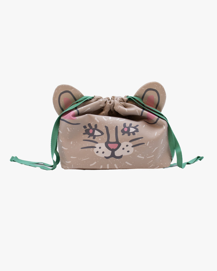 Lunch Bag/Kinchaku, Bisque, Momonga Series