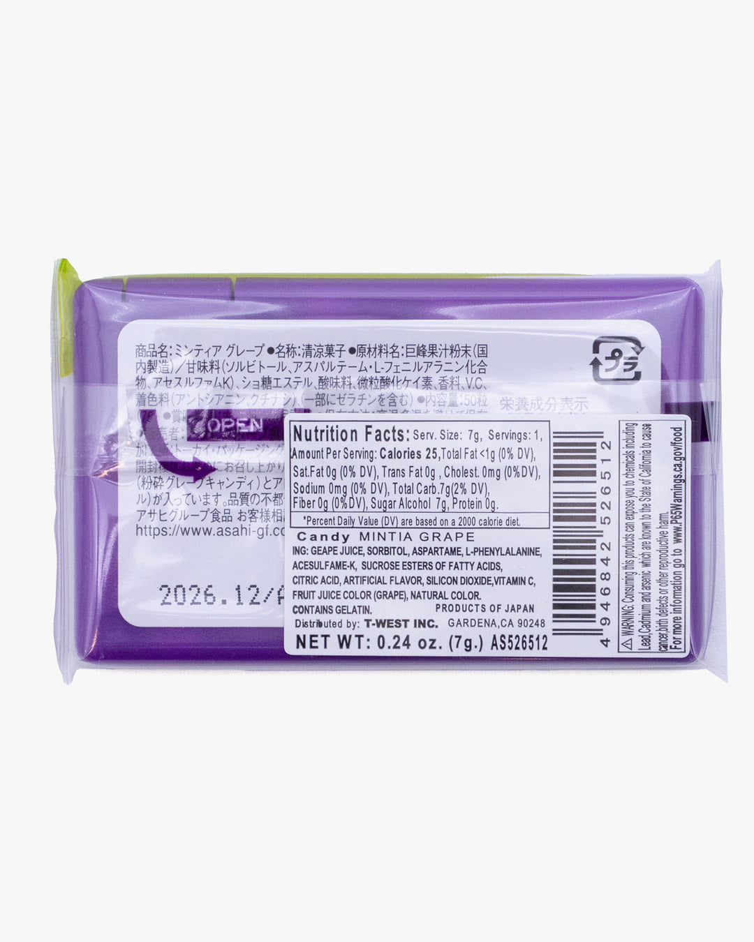 Mintia, Grape