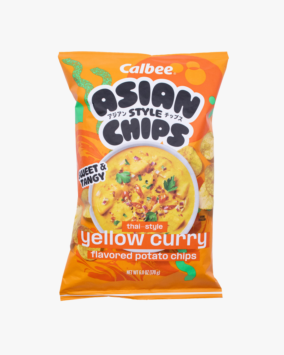 Calbee, Asian Style Chips, Thai Yellow Curry