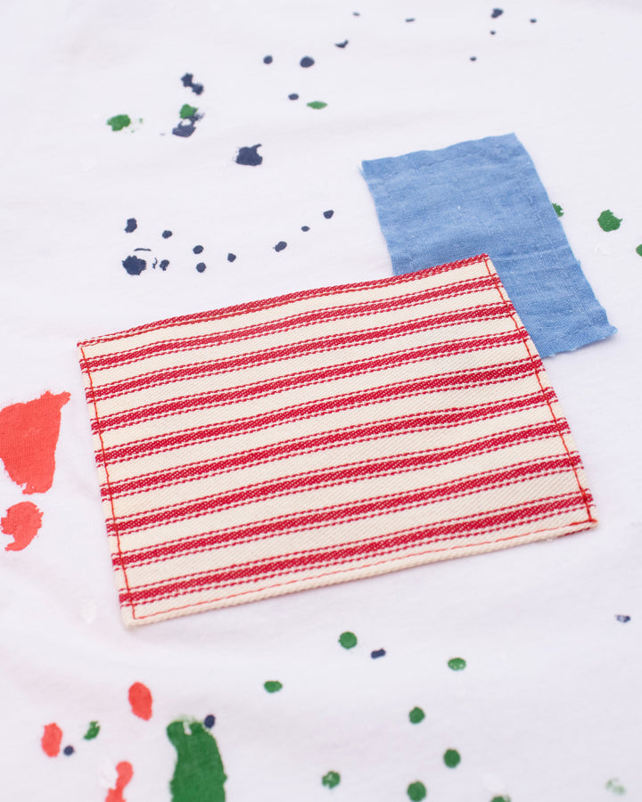 Kiriko Original Tee, 3.8 oz Cotton, Painter Tee with Patches, White