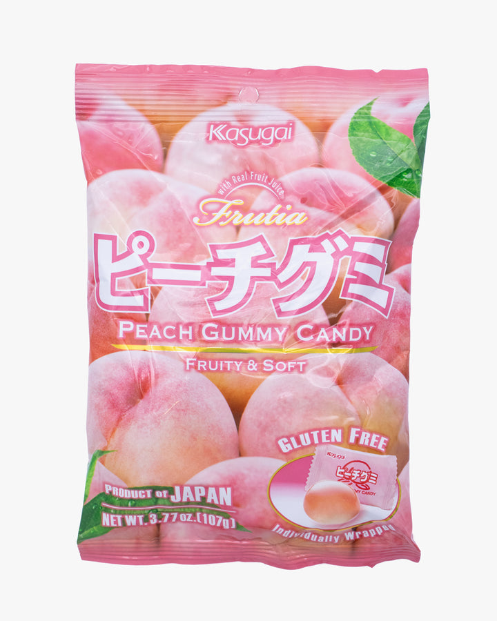 Kasugai, Gummy Candy, Peach, 3.59 oz