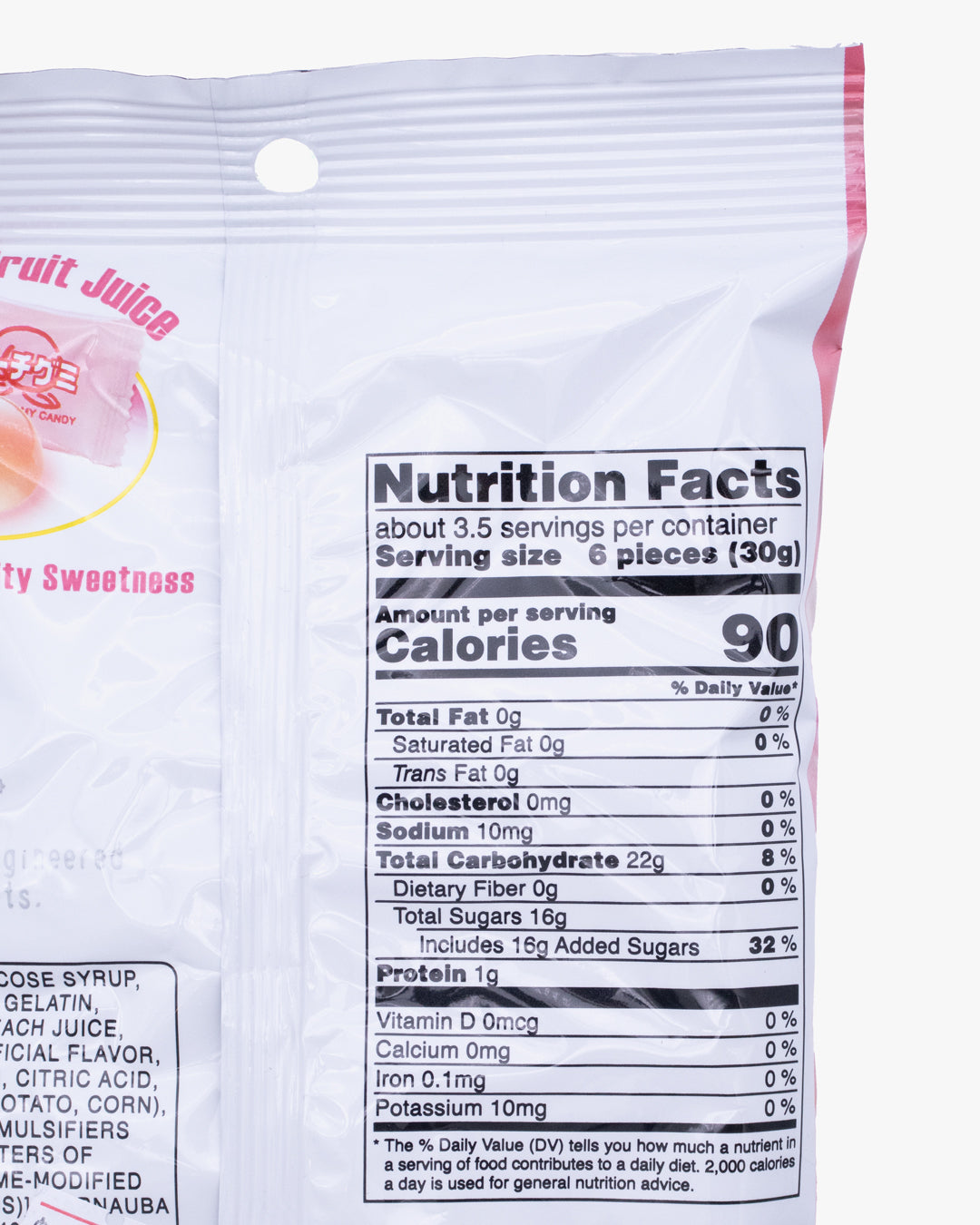 Kasugai, Gummy Candy, Peach, 3.59 oz