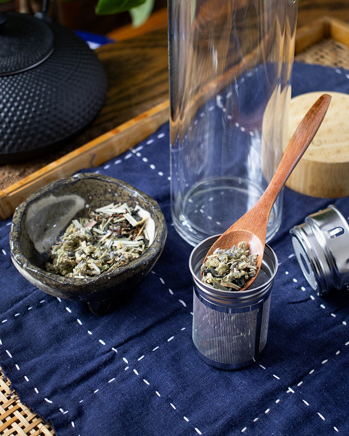 Kokoro Original Glass Bottle and Tea Infuser