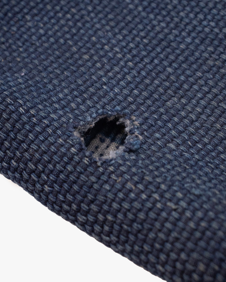 Vintage Hikeshi Robe, Fully Sashiko-Stitched, Indigo