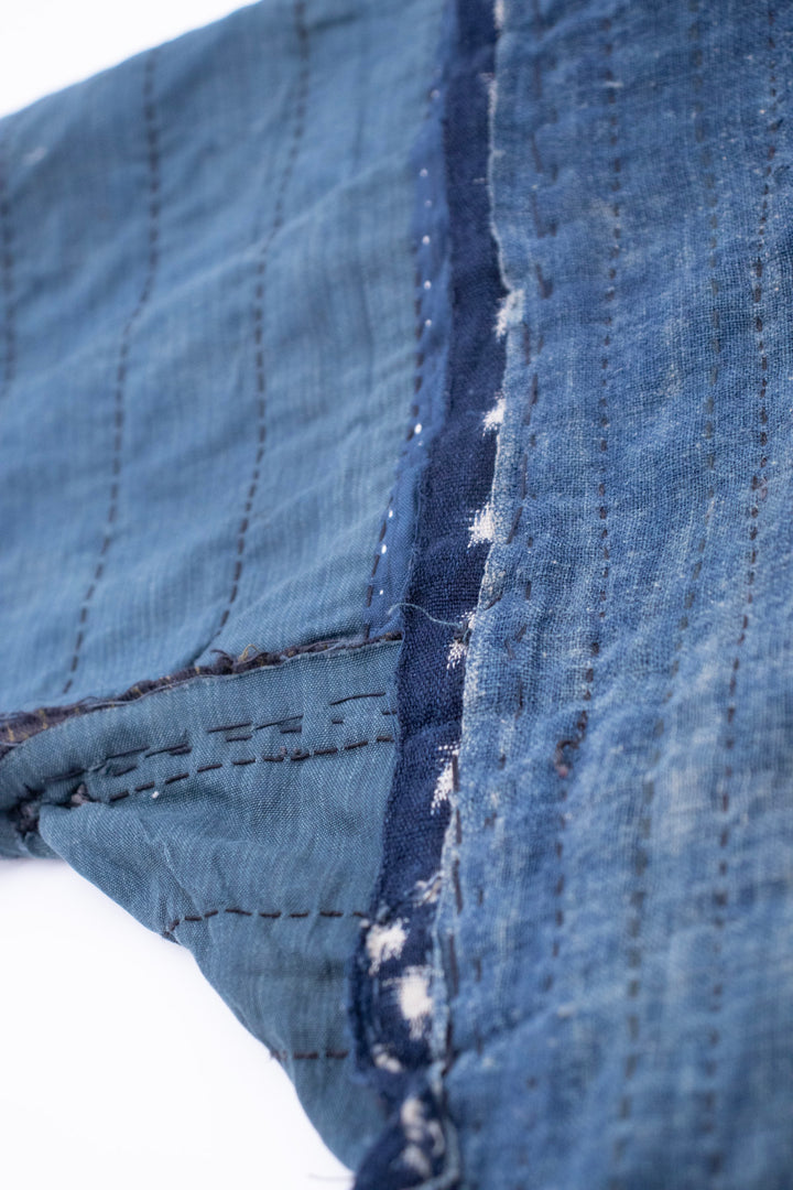 Vintage Noragi Jacket, Reversible, Boro Patched and Sashiko Stitched