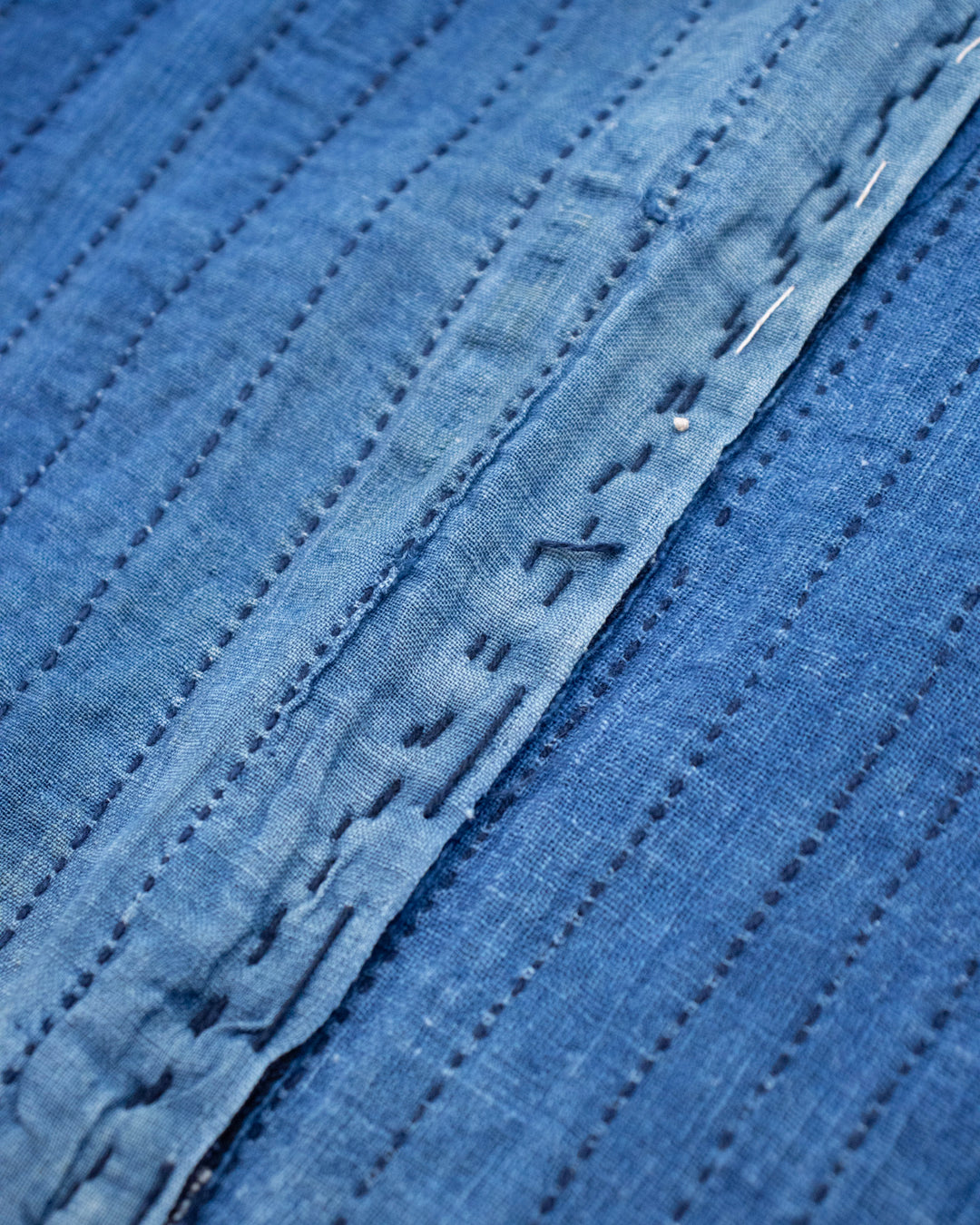 Vintage Noragi Jacket, Reversible, Boro Patched and Sashiko Stitched