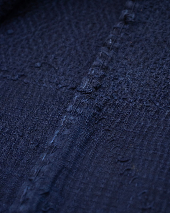 Vintage Noragi Jacket, Partially Sashiko-Stitched, Indigo